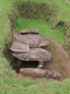 Partially Excavated Burial Chamber