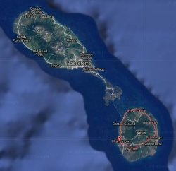 St Kitts map