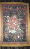 Beautiful Tapestry Demon Motif