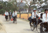 Young Pupils Bicycles Way